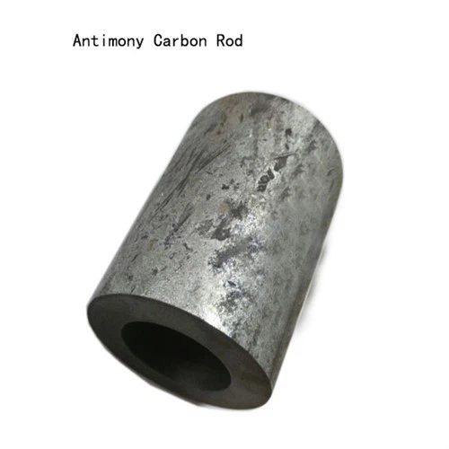 Antimonu impregnuotas anglies strypo ruošinys, skirtas anglies įvorei gaminti
